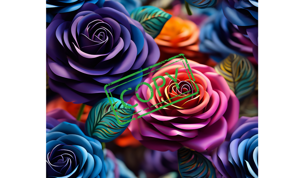 Metallic Roses