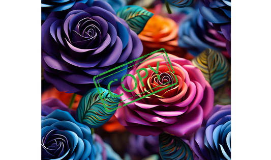 Metallic Roses