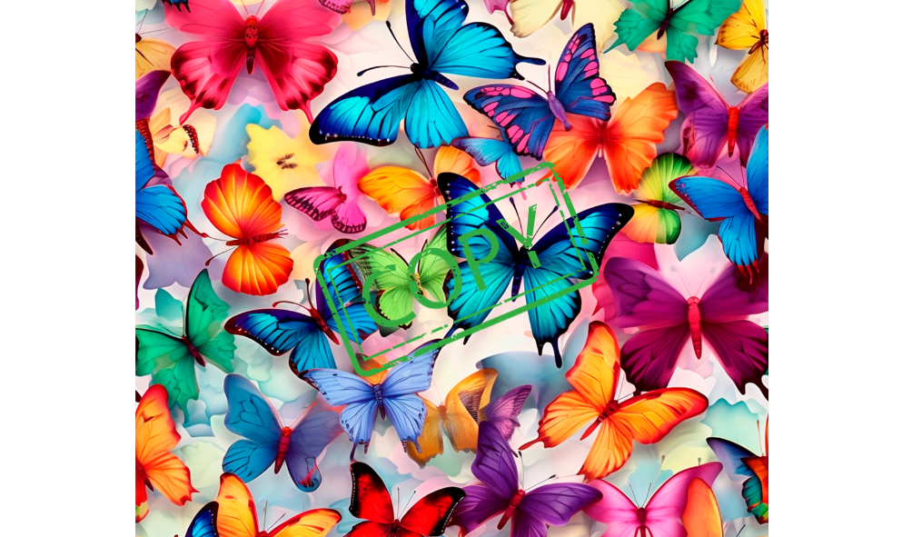 Rainbow butterflies